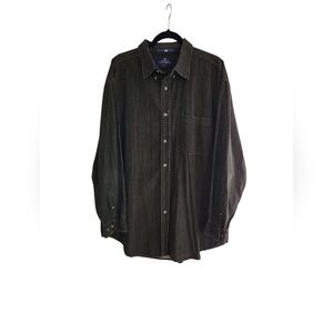 Vintage Nino Curruti Italy corduroy longs leeve 100% Cotton Size XXL